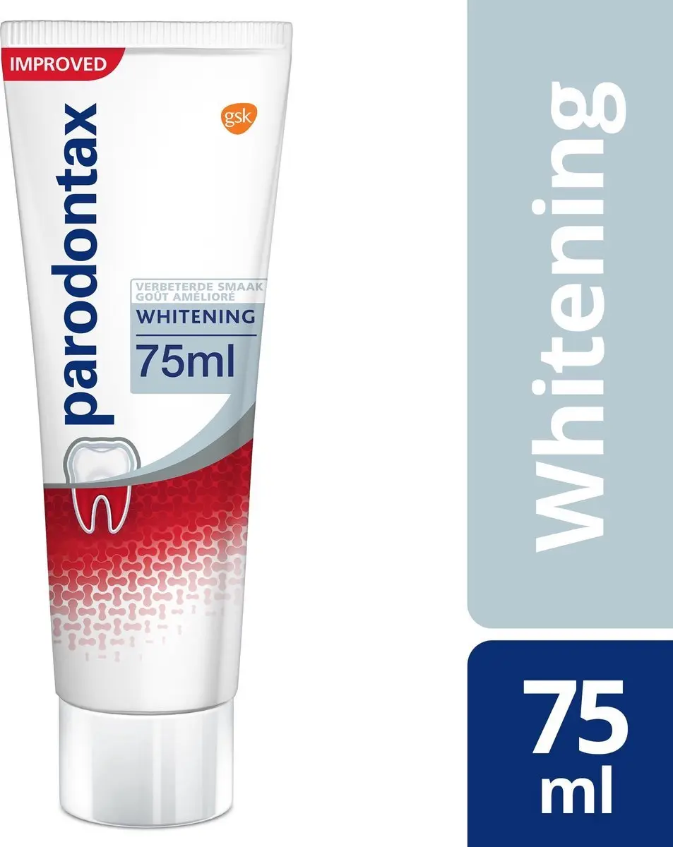 Parodontax Whitening Tandpasta 75ml - 6 Stuks