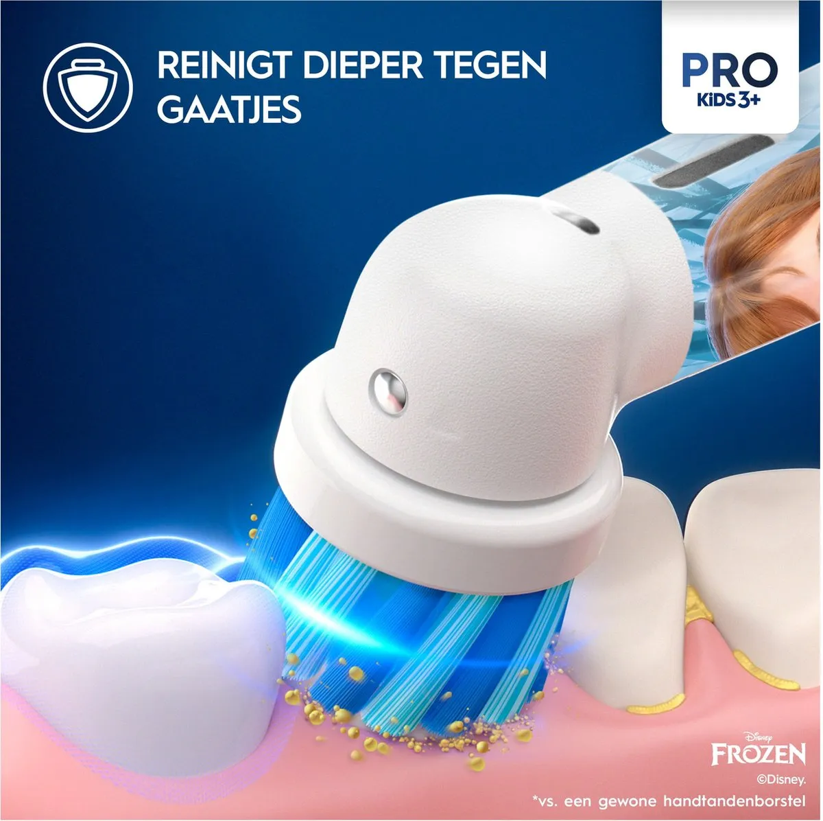 Oral-B Pro Kids Frozen Editie Elektrische Tandenborstel - Blauw