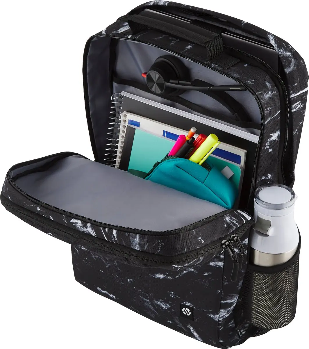 HP Campus XL Backpack 7K0E2AA - 16 inch - Black/Grey