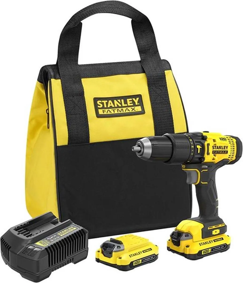 Stanley 18V ACCU-klopboor-/schroefmachine SFMCD711C2S-QW