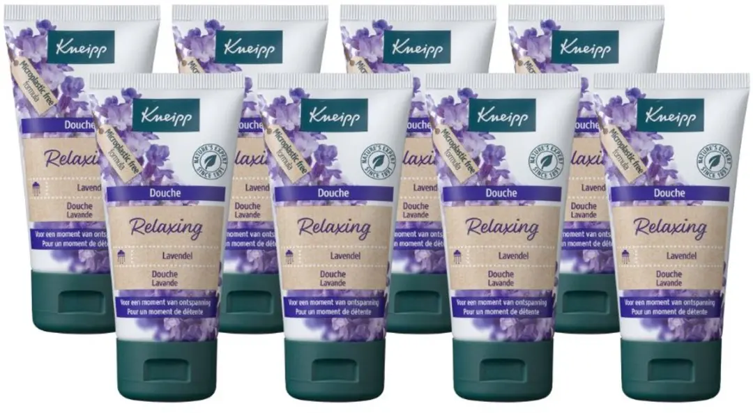 Kneipp Goodbye Stress Mini Douchegel 50ml - 8 Stuks
