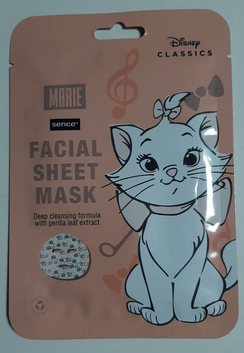 Sence Disney Classics Marie Aristocats Diepreinigend Gezichtsmasker