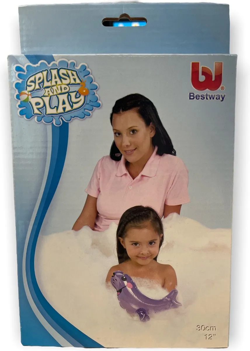 Bestway Mini Zeehond Badspeeltje 24cm - Paars