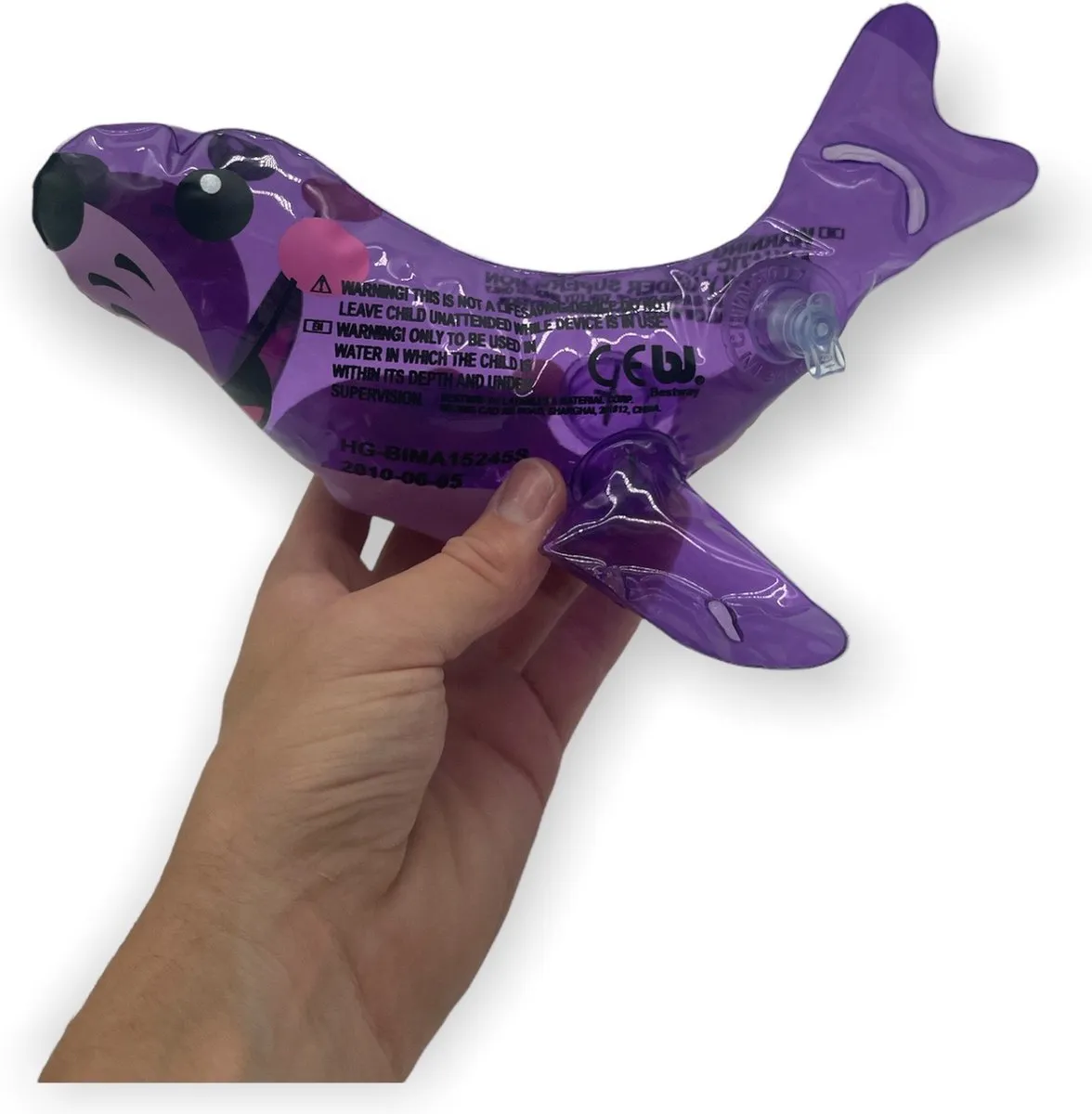 Bestway Mini Zeehond Badspeeltje 24cm - Paars