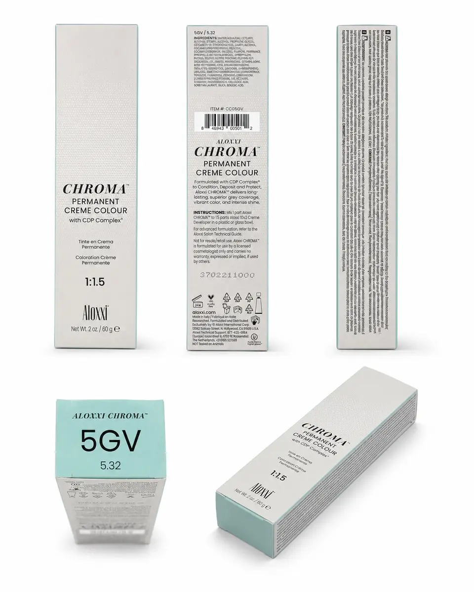 Aloxxi Chroma Permanent Creme Colour 60g