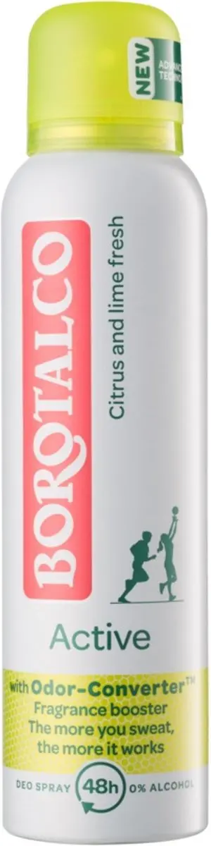 Borotalco Deodorant Spray Active Citrus & Lime Fresh 150ml