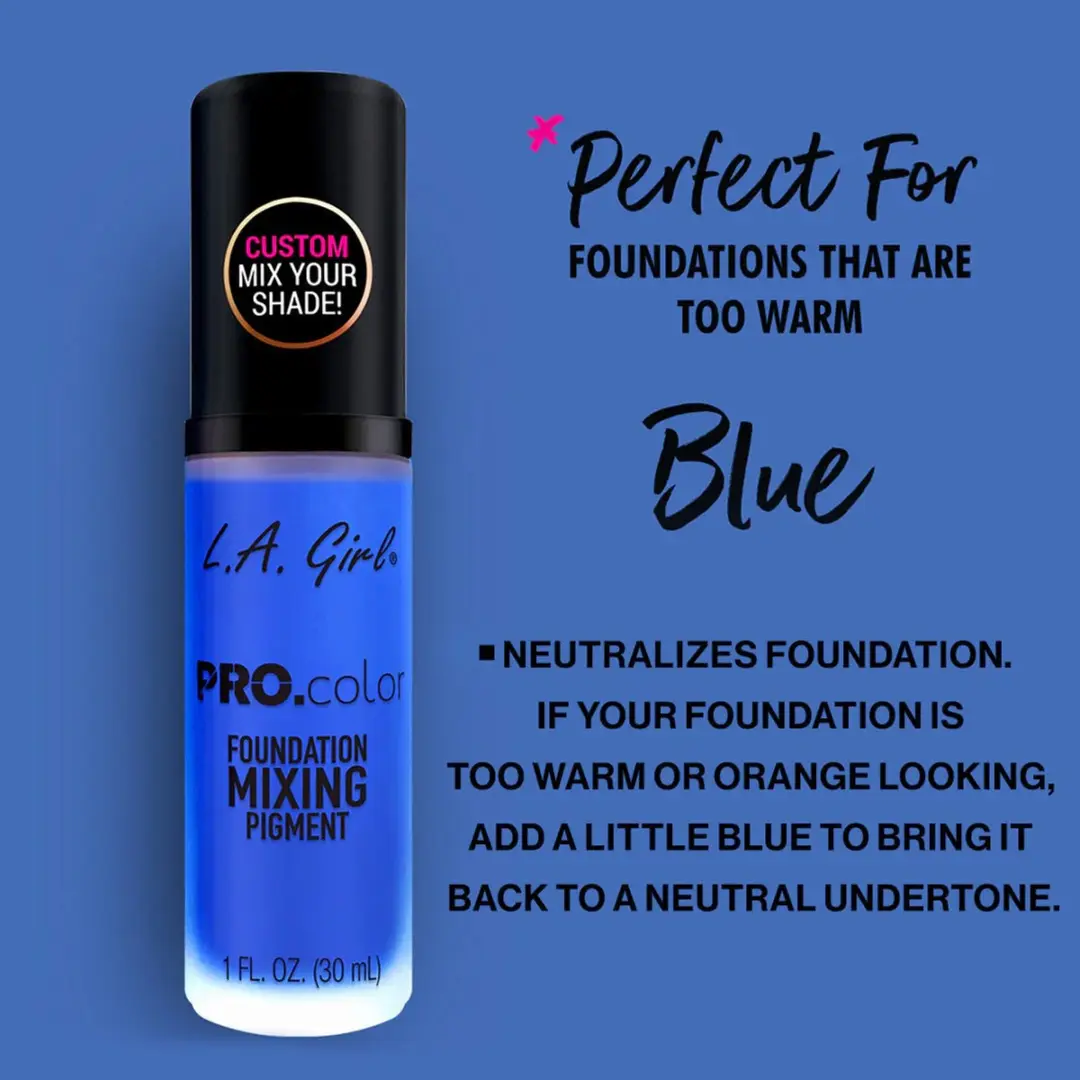 L.A. Girl PRO Matte Foundation Mixing Pigment Blauw 30ml