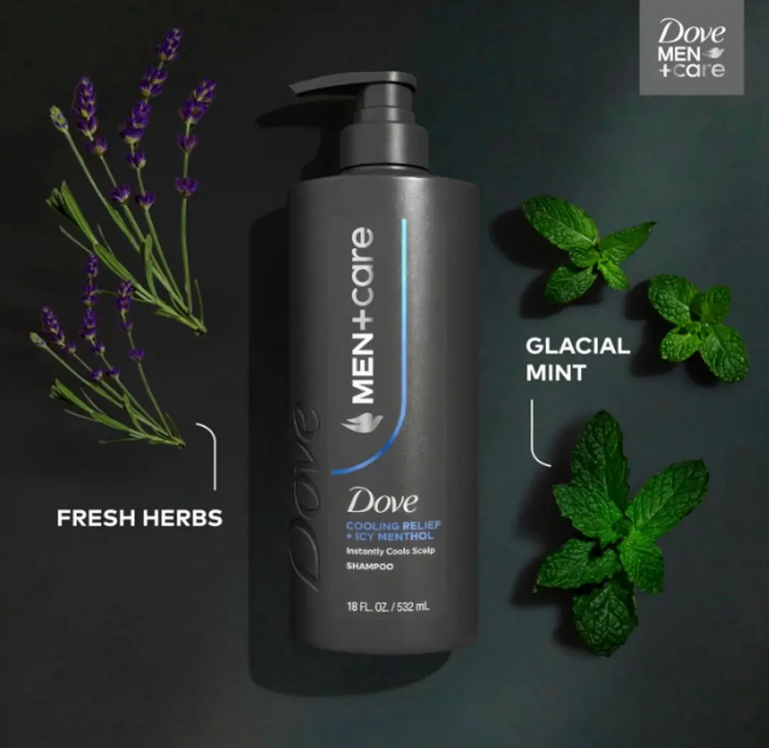 Dove Men+Care Cooling Relief Shampoo 532ml
