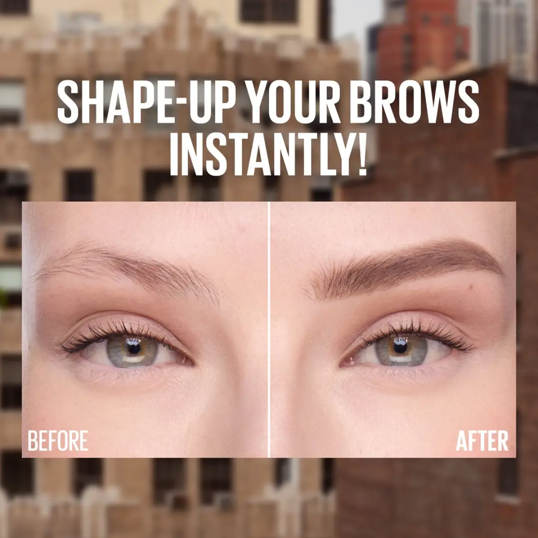 Maybelline New York Quick Shaper Wenkbrauwpotlood Deep Brown - 3 Stuks