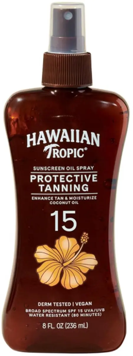 Hawaiian Tropic Protective Tanning Dry Oil SPF 15 Zonnespray 237ml