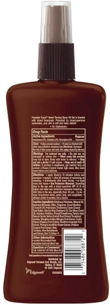 Hawaiian Tropic Protective Tanning Dry Oil SPF 15 Zonnespray 237ml