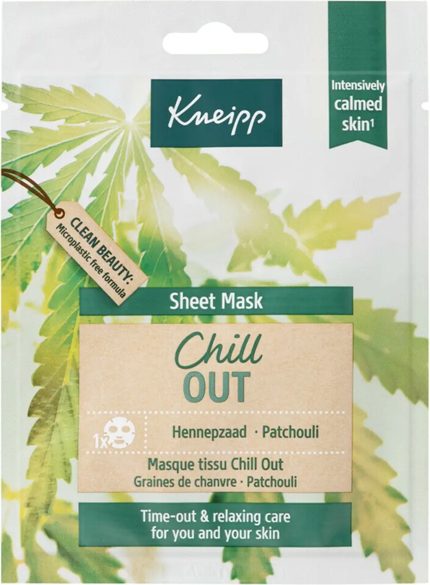 Kneipp Sheet Mask Gezichtsmasker Chill Out