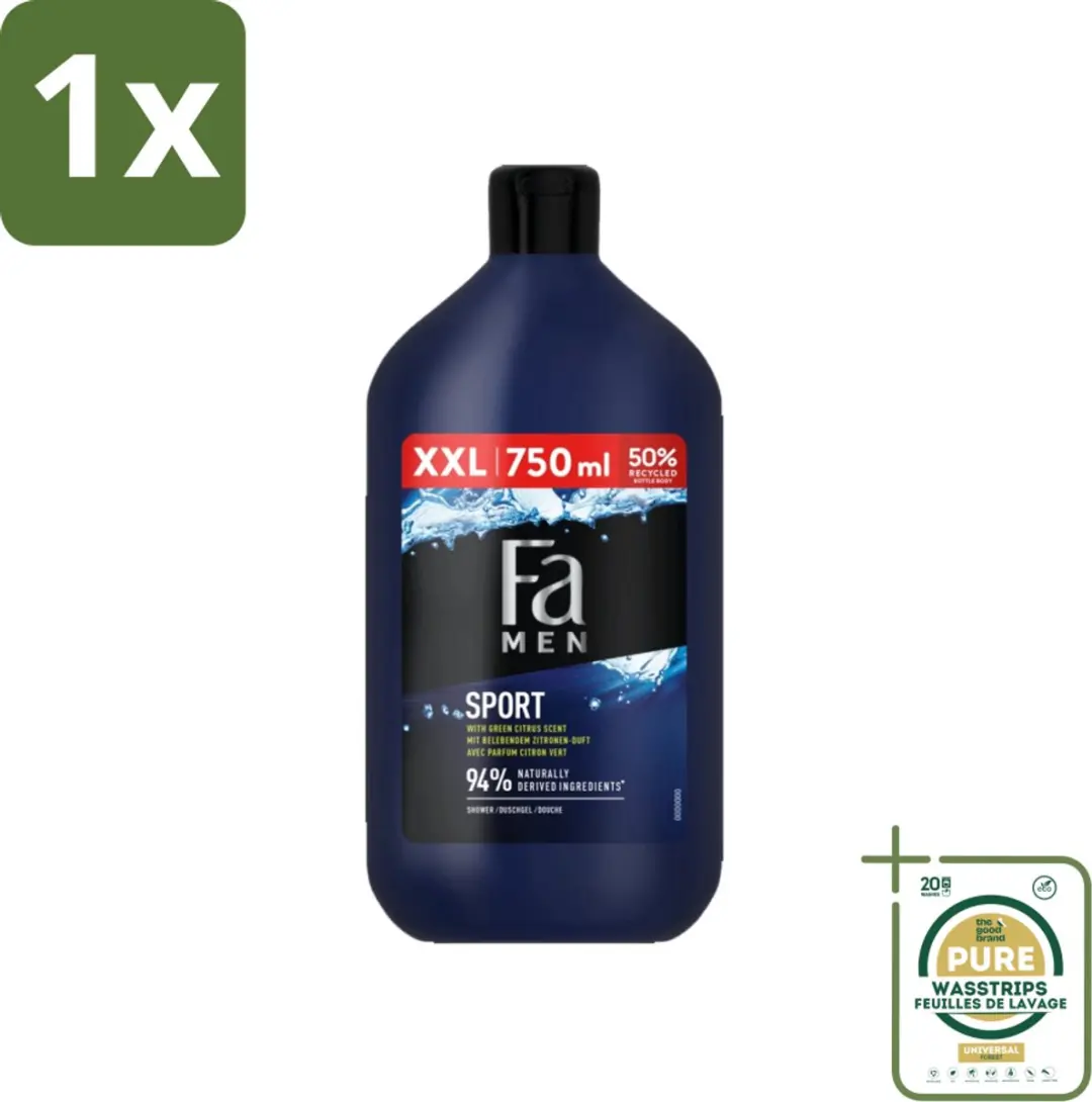 Fa Men Sport Douchegel Groene Citrus 750ml