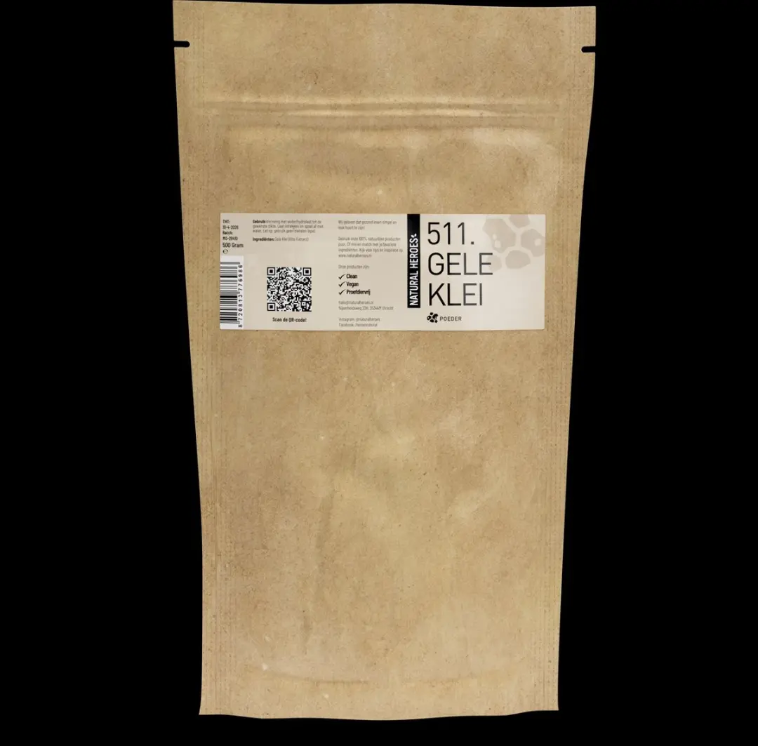 Natural Heroes Gele Klei Poeder 500g