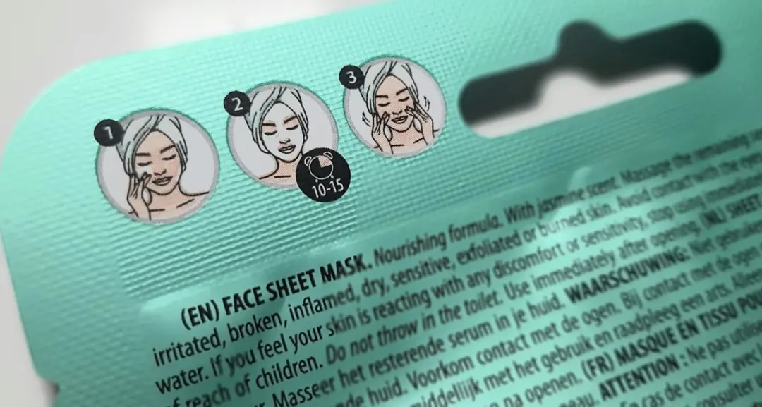 Sence Aqua Quartz Gezichtsmasker - 20ml - Turquoise Blauw