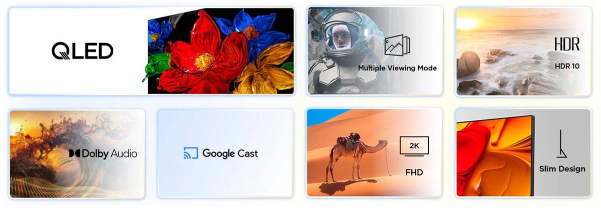 TCL S59K 43S59K tv 109,2 cm (43") Full HD Smart TV Wifi Metallic