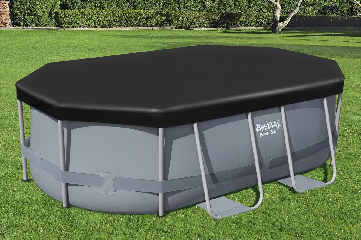 Bestway Flowclear Cover Power Steel Ovaal