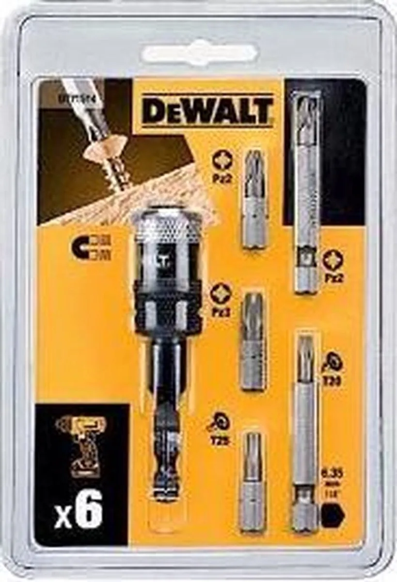 DeWalt DT71514 IMPACT Compact Rapid Schroefbitadapter - 3 Stuks TX25