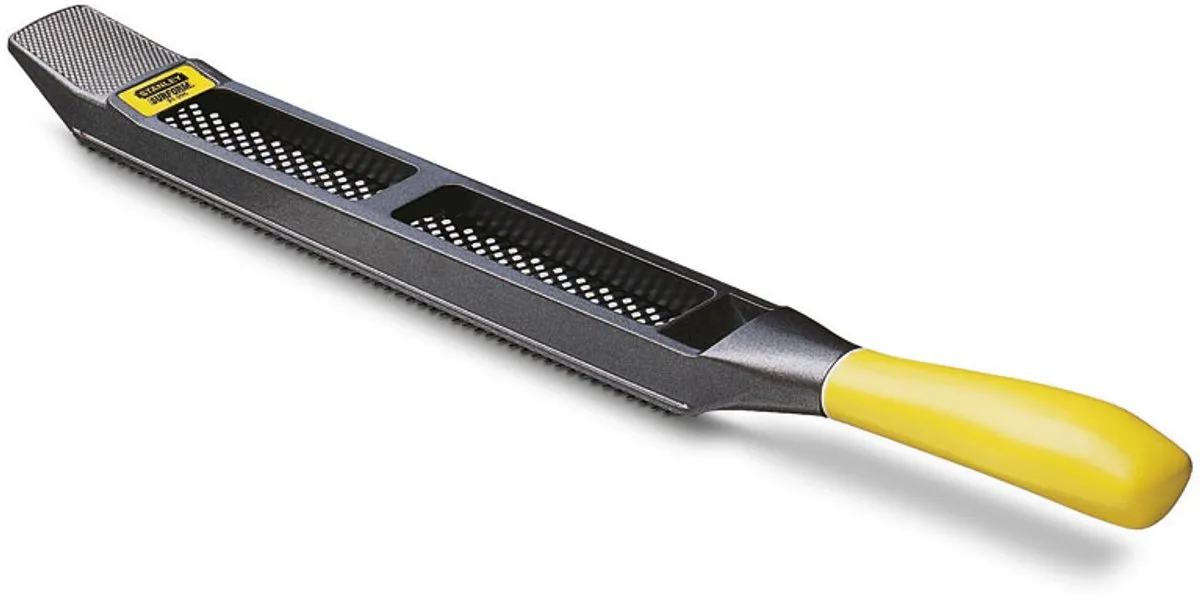 Stanley Surform Platte Vijl 255mm - Geel