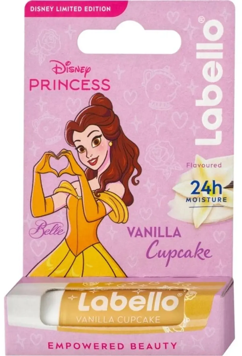 Labello Belle Vanilla Cupcake Lippenbalsem 4.8g - Kleurloos