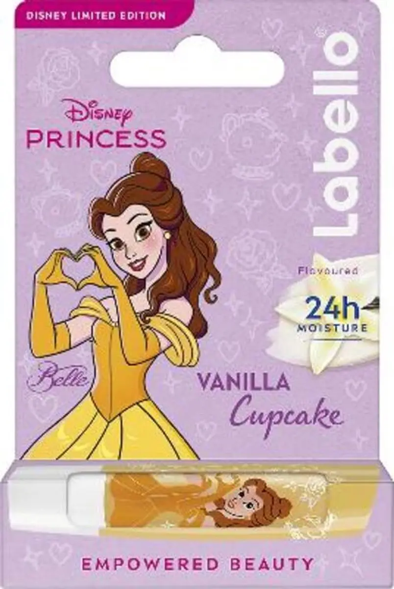 Labello Belle Vanilla Cupcake Lippenbalsem 4.8g - Kleurloos