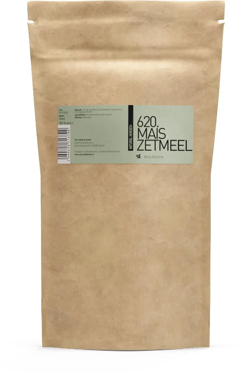 Natural Heroes Maïszetmeel Biologisch 100g