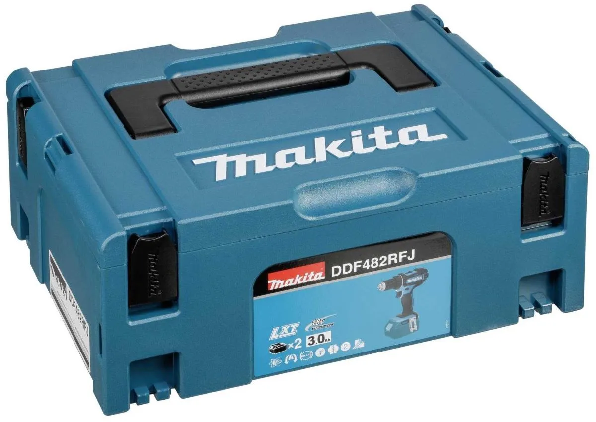 Makita DDF482RFJ Accuboor-/schroefmachine 18V - 2x3.0Ah