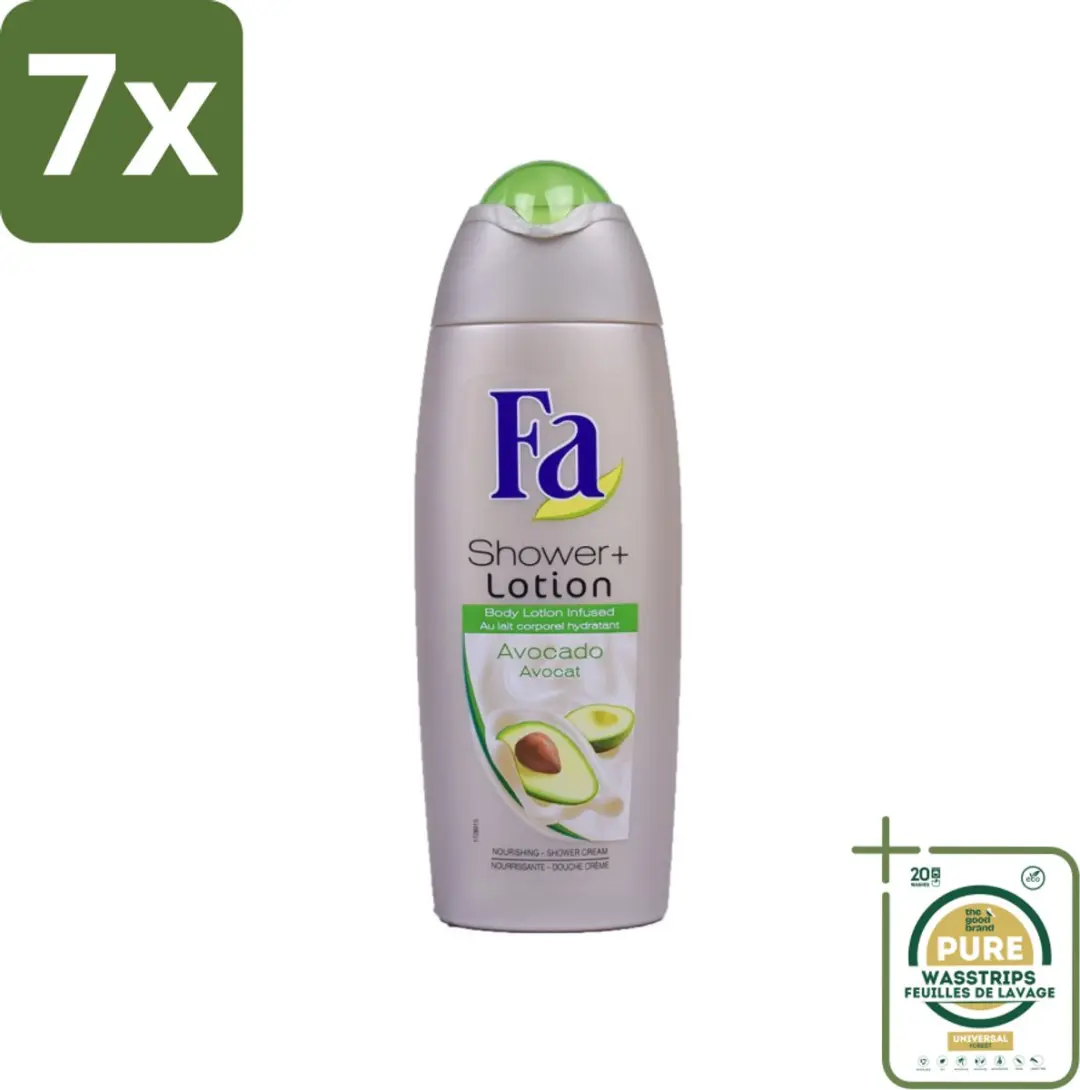 Fa Douchecrème Avocado 1750ml - 7 Stuks