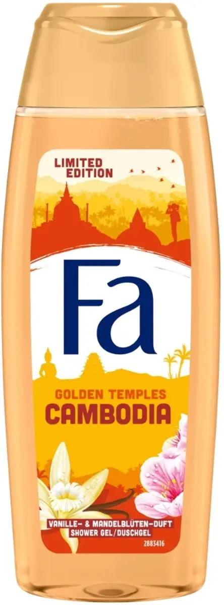 Fa Douchegel Golden Tempels Cambodia 250ml - Vanille & Amandelbloesem