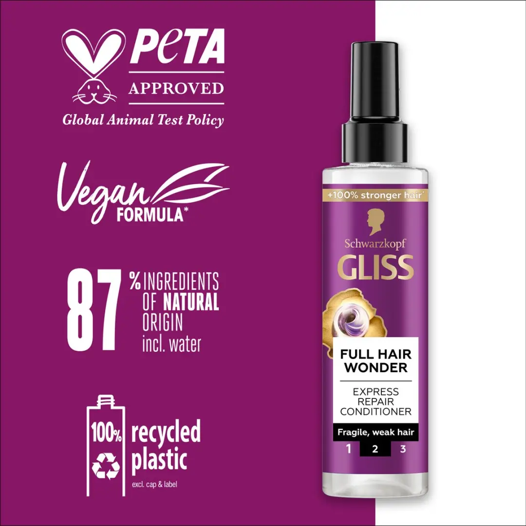 Gliss Full Hair Wonder Express Repair Conditioner 6x200ml