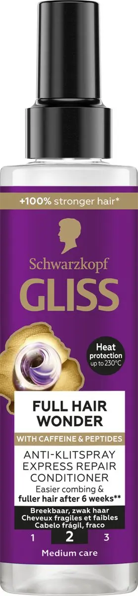 Gliss Full Hair Wonder Express Repair Conditioner 6x200ml