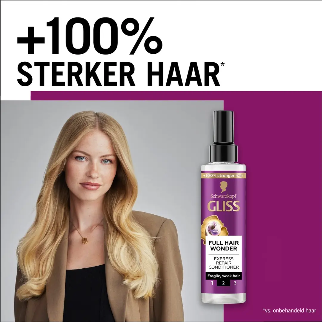 Gliss Full Hair Wonder Express Repair Conditioner 6x200ml