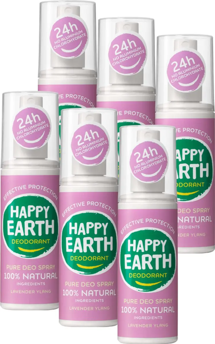 Happy Earth Deodorant Spray Lavender Ylang
