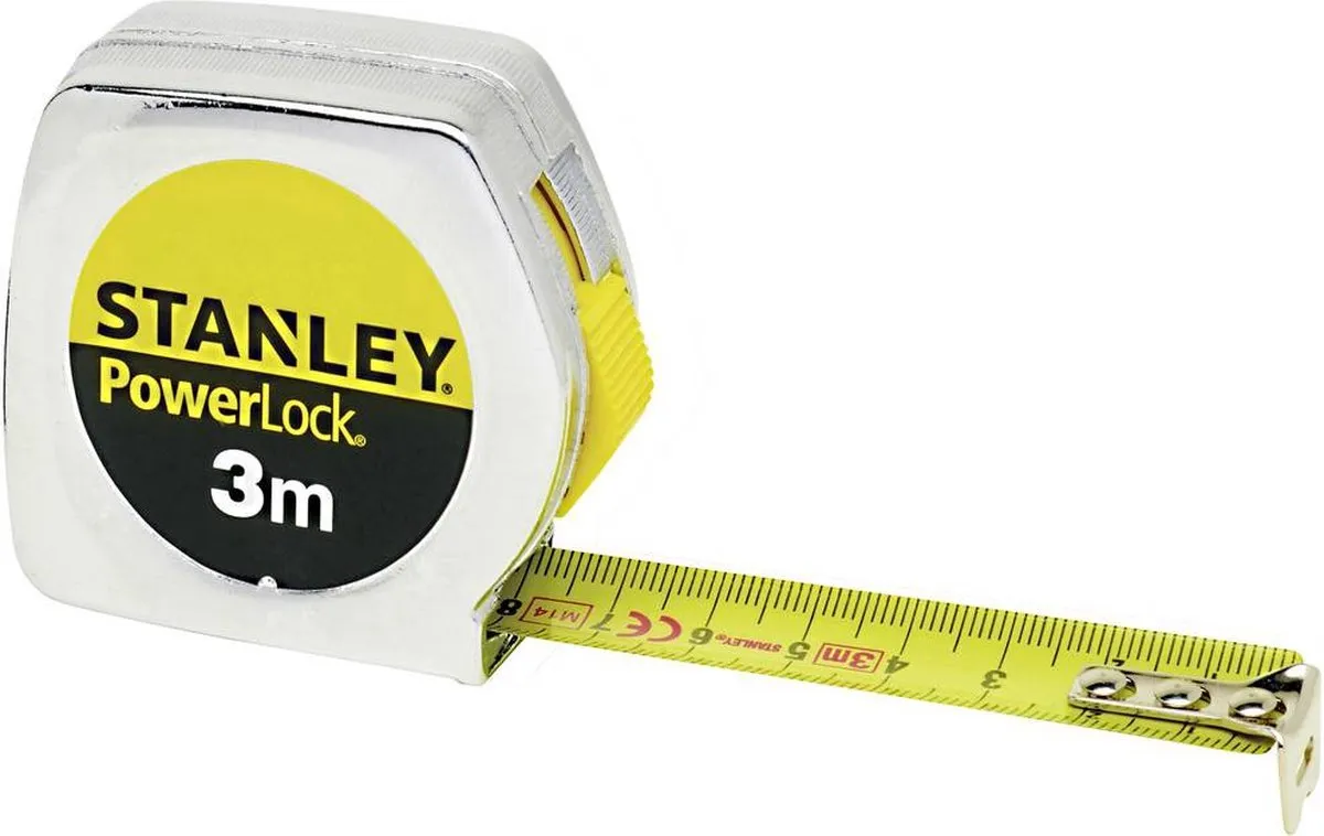 Stanley Rolbandmaat PowerLock 3m - 12.7mm