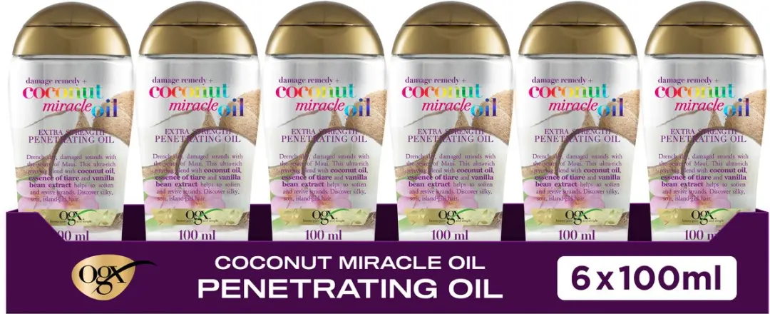 OGX Coconut Miracle Oil Extra Strength Haarolie 6x100ml
