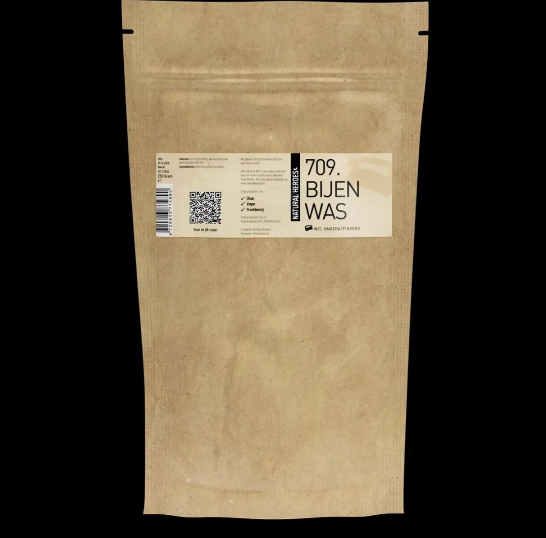 Natural Heroes Bijenwas Wit 250g