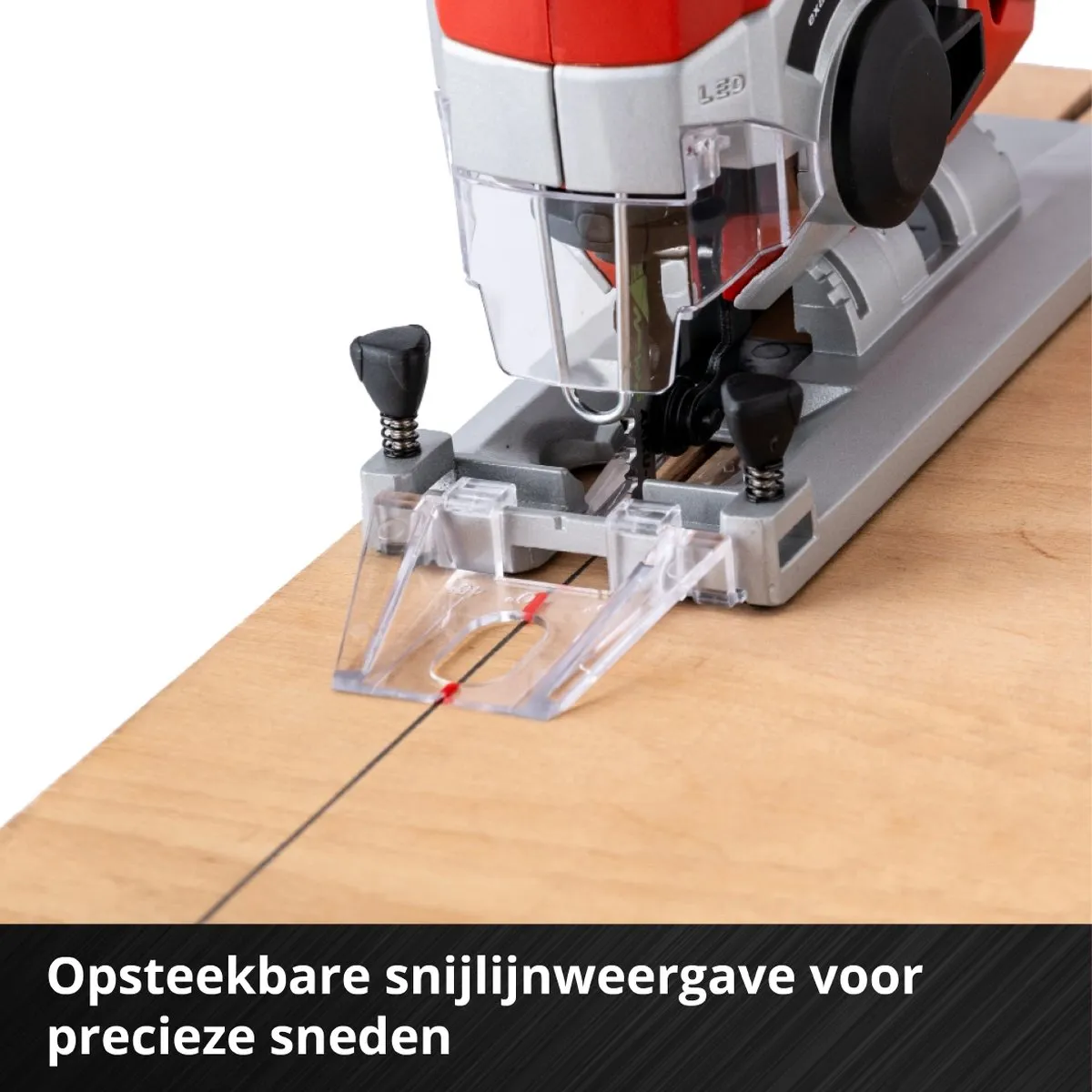 Einhell Accu Decoupeerzaag TE-JS 18 Li Solo - Power X-Change - 18 V/Li-ion - Slaghoogte: 25 mm - Versteksneden: max. 47° - LED-verlichting - Excl. accu en lader