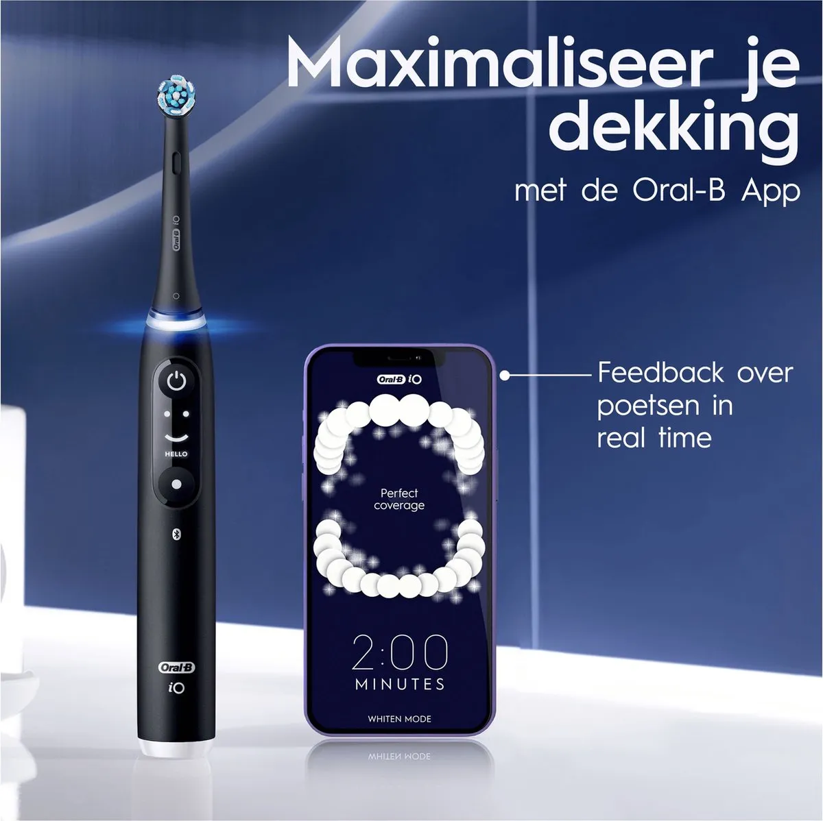 Oral-B iO6 Elektrische Tandenborstel - 5 Snelheden - 2 Stuks