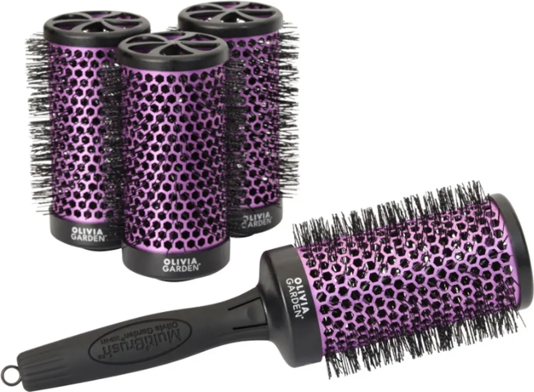 Olivia Garden Multibrush Curlers Kit 55mm - Paars