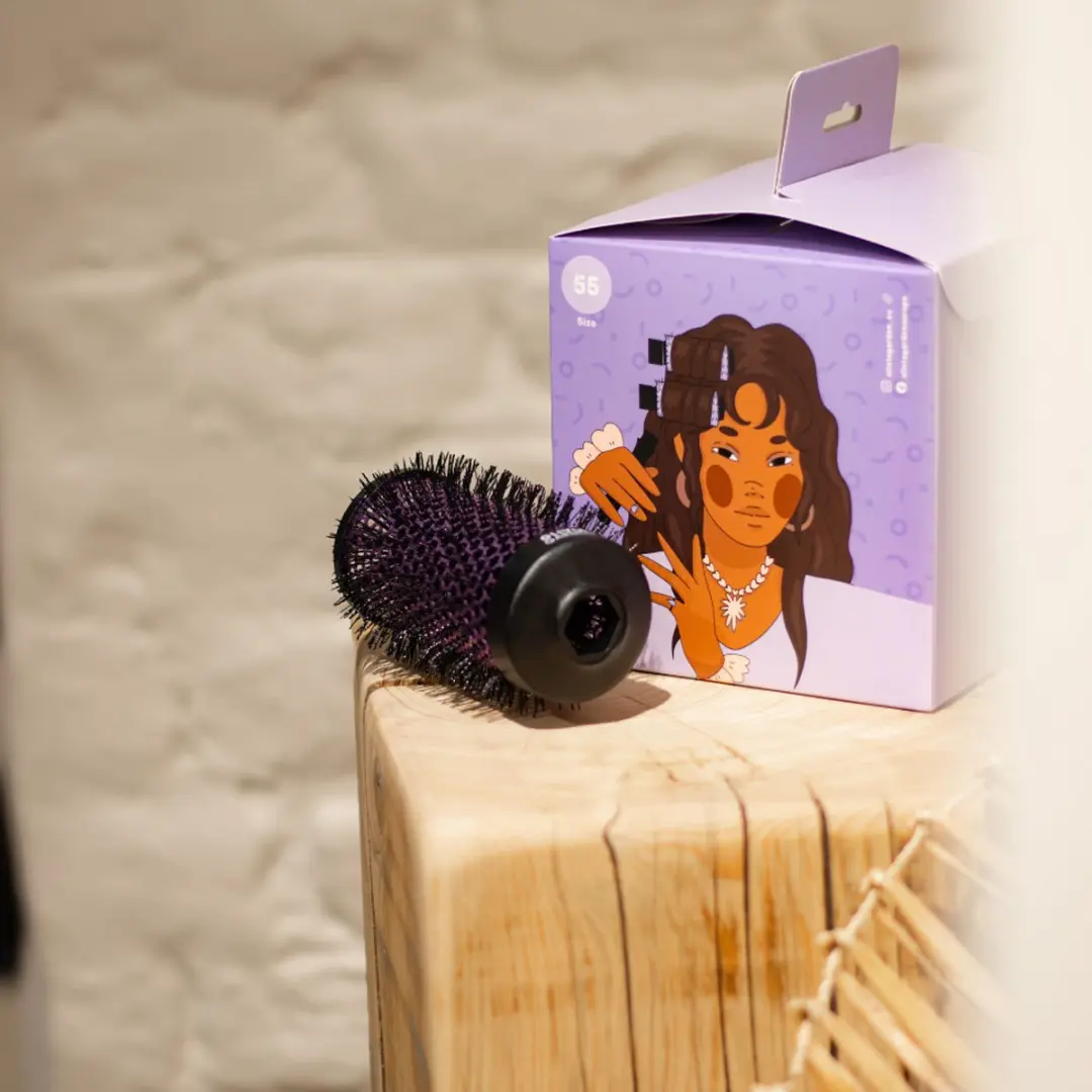 Olivia Garden Multibrush Curlers Kit 55mm - Paars