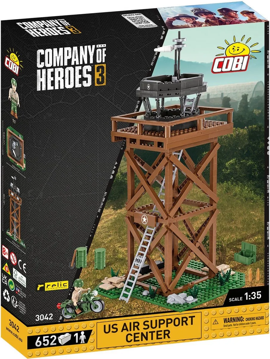 Cobi US Air Support Center - 3 Stuks - Multikleur