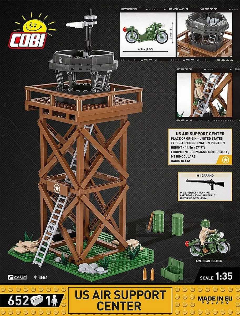Cobi US Air Support Center - 3 Stuks - Multikleur
