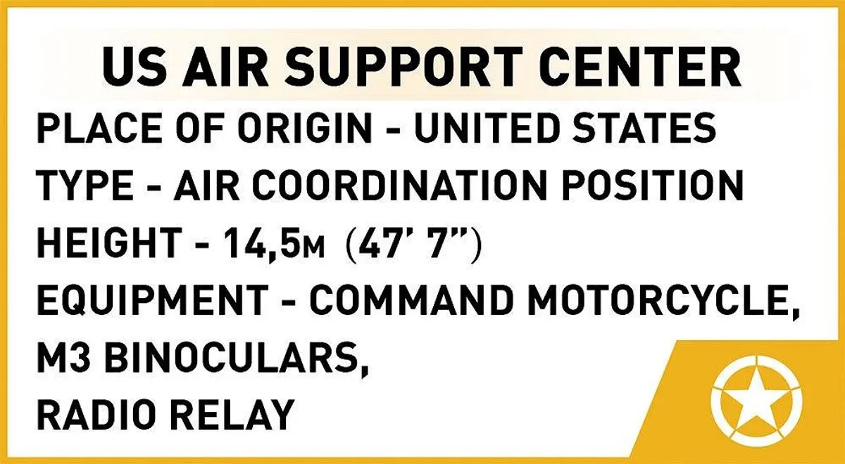 Cobi US Air Support Center - 3 Stuks - Multikleur