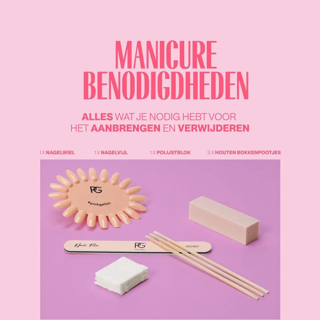 Pink Gellac Premium Starterpakket - 4 Gelkleuren 320ml + LED Lamp