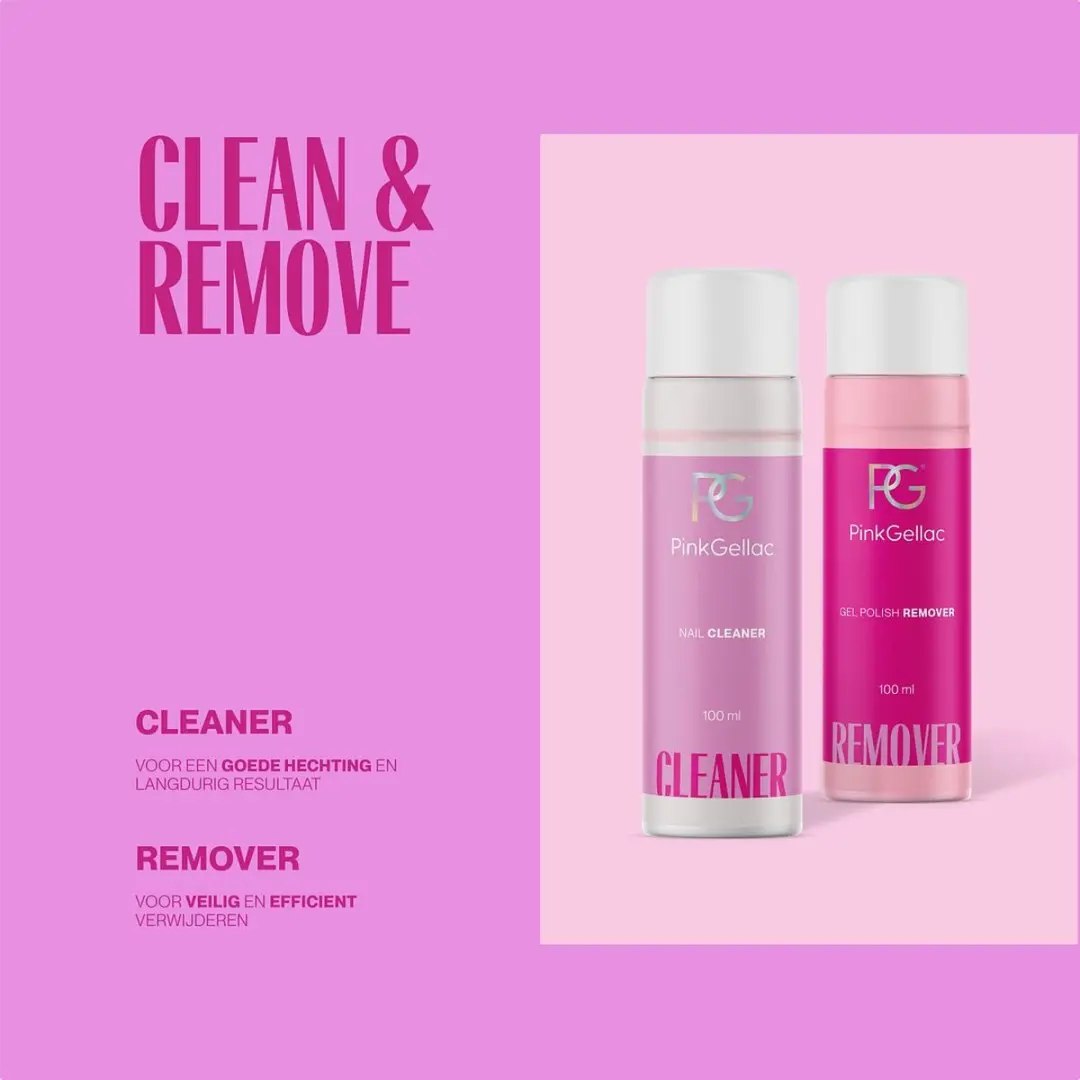 Pink Gellac Premium Starterpakket - 4 Gelkleuren 320ml + LED Lamp