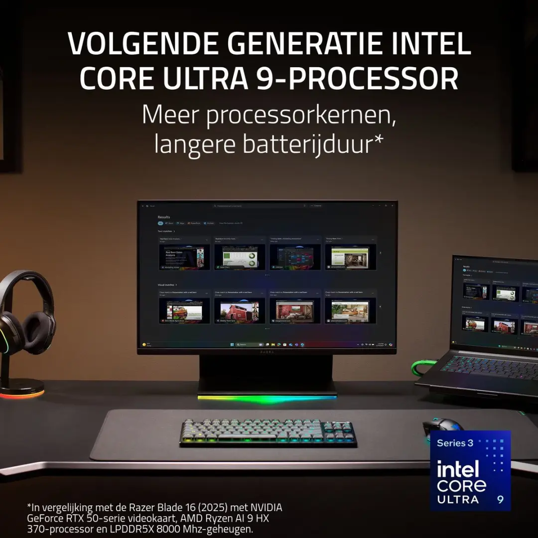 Razer Blade 16 RZ09-05818EN3-R3E1 Gaming Laptop - QHD+ 240Hz OLED - Zwart