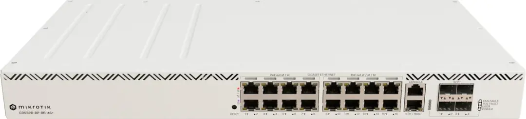 Mikrotik CRS320-8P-8B-4S+RM Schakelaar