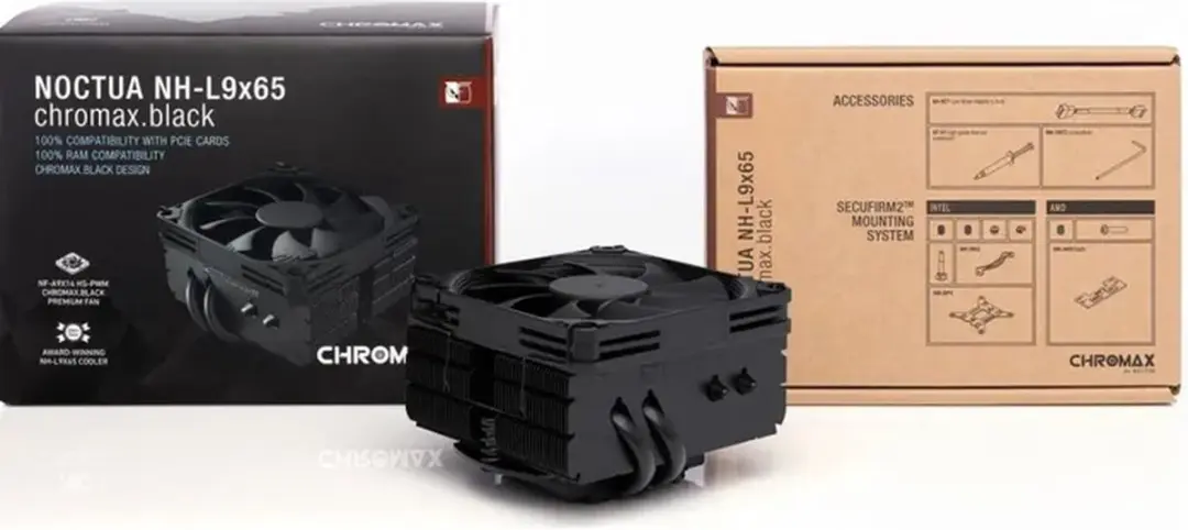 Noctua NH-L9x65 chromax.black Koelblok