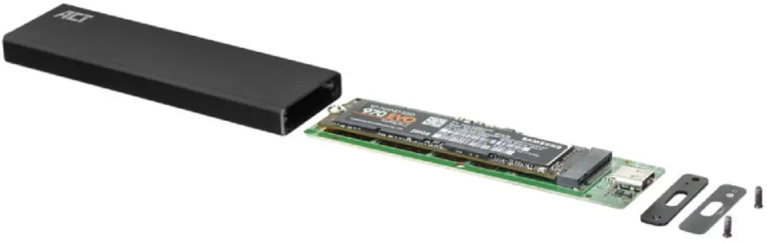 ACT AC1605 Externe M.2 SSD Behuizing - USB-C 3.2 10Gbps - Zwart