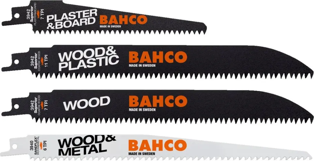 Bahco 3942-WOOD-SET-5P Zaagbladset Hout